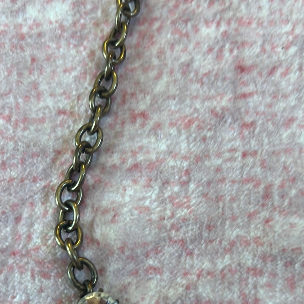 J. Crew Pink and Blue Iridescent Bead Necklace - Picture 4 of 10